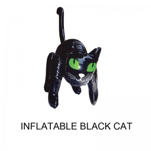 Accessoires gonflables de décorations d'Halloween Black Cat