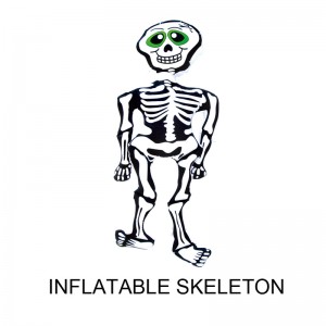 Squelette gonflable accessoires de décorations d'halloween